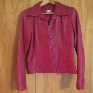 pink Jules leather jacket